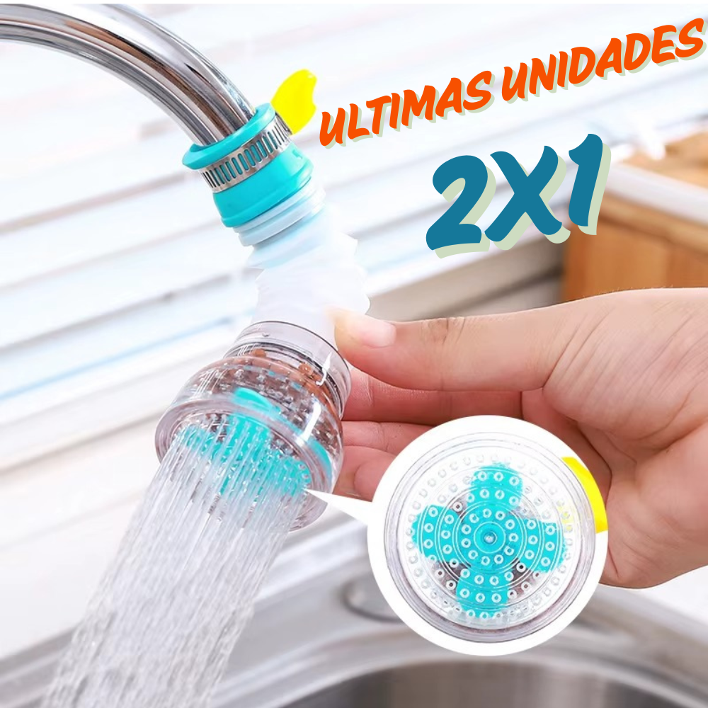 Pack 2x1 Purificador de Agua para Grifo | Agua Más Limpia para tu Familia